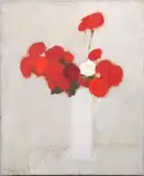 Bernard Cathelin, Bouquet, 1981, Oil on canvas