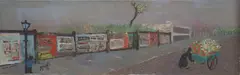 Moura Chabor, Wheat-Paste Posters, Oil on canvas