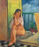 Bernard Karfiol, Nude by Window