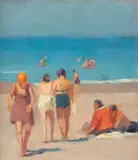 Mabel May Woodward, Bathers, Perkins Cove, Ogunquit