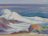 Surf by Elwyn George Gowen, 1944, Watercolor on paper, offered Mar 2022