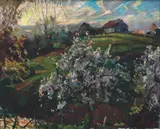 William Lester Stevens, Field with Trees