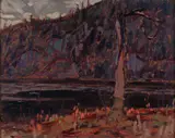 A. Y. Jackson, Algoma, Cally Layton Lake, 1919, Oil on panel