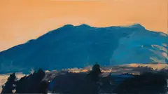 Eric Aho, Orange Sky Monadnock, 1995, Oil on canvas