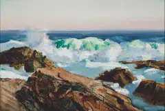 Jay Hall Connaway, Pine Point, Maine, c. 1920, Oil on masonite