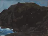 Paul Dougherty, Monhegan Island, Oil on canvas laid to board