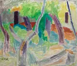Karl Knaths, Woodland, 1962, Oil on canvas