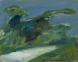 Anne Packard, Dune Trail, Oil on canvas