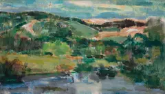 Pamet, Truro, Cape Cod by Bruce McKain, 1960, Oil on panel, offered Mar 2022