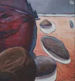 Gregory Welch, Low Tide, Oil on canvas, unframed
