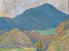 Among the Hills by Elwyn George Gowen, 1936, Oil on canvas, offered Mar 2022