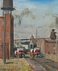 The Fleet by Stephen Etnier, 1932, Oil on canvas, offered Mar 2022