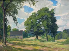 James Goodwin McManus, Mid Summer Day, 1943, Oil on canvas board