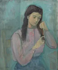 Michael Loew, Lily, 1937, Oil on canvas