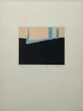 Untitled (Open) by Robert Motherwell, 1975, Aquatint and etching on paper, offered Aug 2021