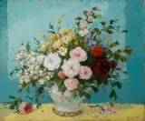 Dietz Edzard, Dietz Edzard Ger. 1893-1963 "Vase de Fleurs"