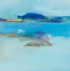 Connie Hayes, Connie Hayes Am. 20th Century "Gestural Coast", 1982, Gouache on paper