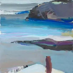 Connie Hayes, Connie Hayes Am. 20th Century Coastal Scene, Gouache on paper