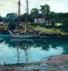 Cape Ann School, Untitled, oil on canvas