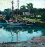 Cape Ann School, Untitled, oil on canvas