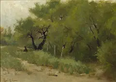 Charles Frederick Kimball, Attr. to Charles Frederick Kimball Am. 1831 - 1903 "Simonton's Cove", 1884, Oil on canvas Initialed and