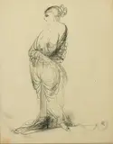 Carl Sprinchorn, Carl Sprinchorn Am. 1887-1971 Lady at the Opera