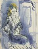 Carl Sprinchorn, Carl Sprinchorn Am. 1887-1971 "Greta Garbo"