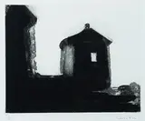 Pier (Black and White Version of the Rochester Print) by Paul Resika, 1997, Etching on paper, offered Aug 2020