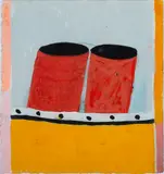 Katherine Bradford, Katherine Bradford Am. b. 1942 "Giant Stacks"