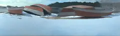 Bailey's Island by Earle Mitchell, Oil on masonite, offered Aug 2020