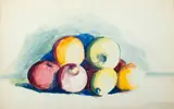 Florence H. Dreyfous, Florence H. Dreyfous Am. 1868-1950 Group Lot: 1] Fruit Still Life 2] Oranges on a Tree, Watercolor on paper 1]