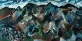 Howard Rackliffe, Howard Rackliffe Am. 1917-1987 Camden Hills, Acrylic on board