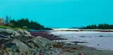 Edward Howard Betts, Edward Betts Am. 1920-2008 "In Shore", Oil on masonite