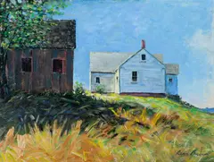 Denis Boudreau, Denis Boudreau Am. b. 1941 "Cape", Acrylic on panel
