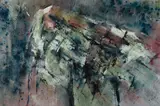 Vincent Hartgen, Vincent Hartgen Am. 1914-2002 "Acadian Headland, Maine", Watercolor on paper