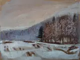 Carl Sprinchorn, Shin Pond, Winter