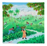 Inatace Alphonse, Field Work, oil on canvas