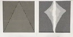 Raymond Arnold, Et Pour Chaque Sens Il Y Une Image V and III, (2 prints), 1994-96, etching aquatint and engraving