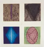 Raymond Arnold, Et Pour Chaque Sens Il Y Une Image V, II, III, I, (4 prints), 1994-96, etching aquatint and engraving