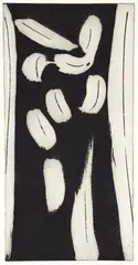 Olivier Debré, Personage V, 1990, etching and aquatint
