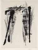 Untitled Abstract by Claude Garanjoud, circa 1990, etching and aquatint, offered Aug 2026