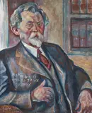 Enrico Glicenstein, (Polish/Jewish/American, 1870-1942), Portrait of a Jewish Man, c.1930s (or earlier)