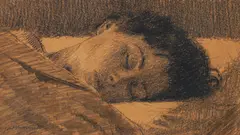 Joseph Hirsch, Portrait of a Girl, 1958, pencil on paper