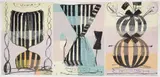 Roberto Juarez, Verano, Otono, Primavera, (from the Five Seasons Suite) 1991, lithographs with hand coloring and chine colle, 41 x 29.5 inches each