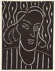 Henri Matisse, Teeny (Duthuit #723), originally 1938, this edition printed in, 1959, linocut in black ink