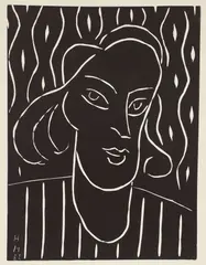 Henri Matisse, Teeny (Duthuit #723), originally 1938, this edition printed in, 1959, linocut in black ink