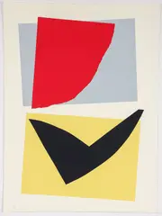 John McLean, Untitled from the Mountjoy Suite, lithograph printed in colors