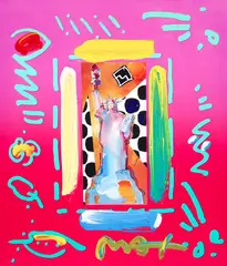 Peter Max, Statue of Liberty, c.2000, acrylic over lithograph