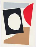 John McLean, Untitled Abstract - from Mountjoy Suite, 1995, silkscreen printed in colors, initialed