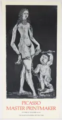 Pablo - After Picasso, Picasso Master Printmaker exhibition poster for Museum of Modern Art, New York, 1970, offset, lithograph